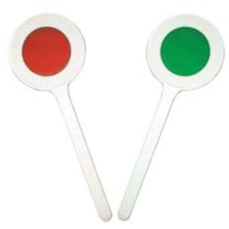 PALETTA DI SEGNALAZIONE IN ABS- - ø cm.15 - 5 pezzi