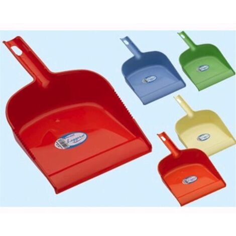 Paletta immondizia in plastica con incavo per la scopa pratica 3 Colori