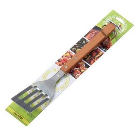 paletta in acciaio inox da cm. 39 - manico in legno