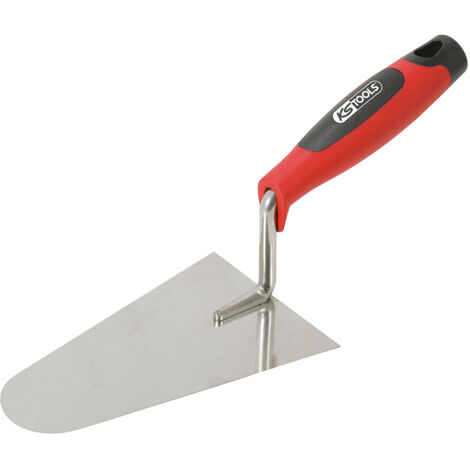 Paletta italiana rotonda - lama in acciaio inossidabile - manico bimateriale - 200 mm