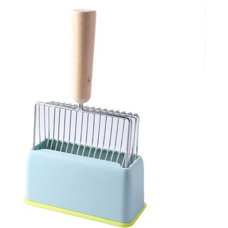 paletta per lettiera per gatti con supporto, strumenti per la pulizia dei gattini, paletta per escrementi con scatola, kit per la pulizia in piedi, palette con supporto
