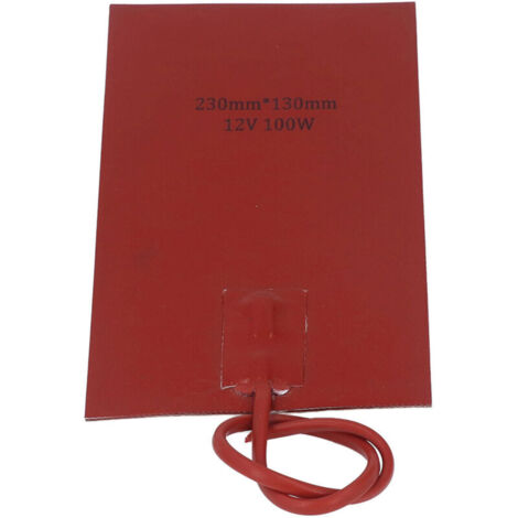 Paletta riscaldante per serbatoio carburante Eosnow 100W, lunghezza 230mm, larghezza 130mm, riscaldamento rapido, impermeabile, in silicone, DC12V
