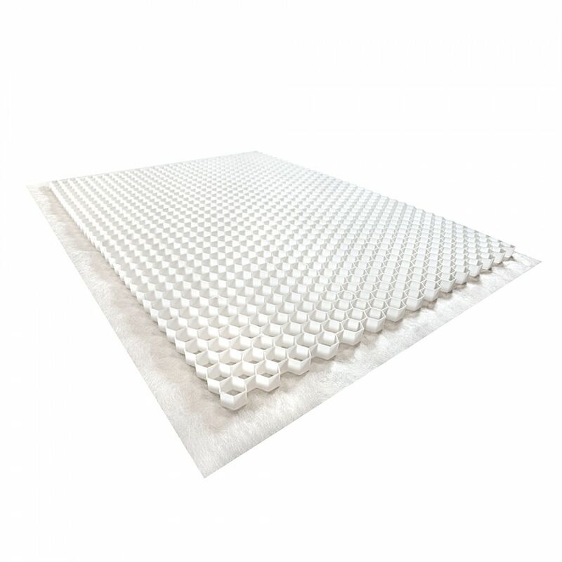 Palette de 24 Stabilisateurs de graviers (46,08 m²) - Blanc - 120 x 160 x 4 cm Blanc - easystab - Blanc