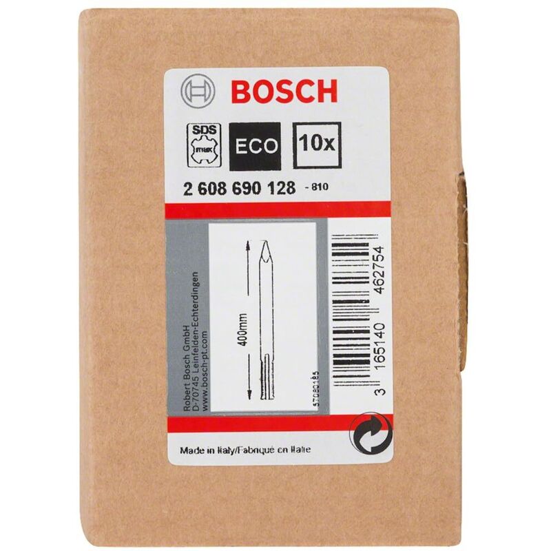 Bosch - 2 608 690 128 - SDS-max scalpello a punta - 400 mm (confezione de 10)
