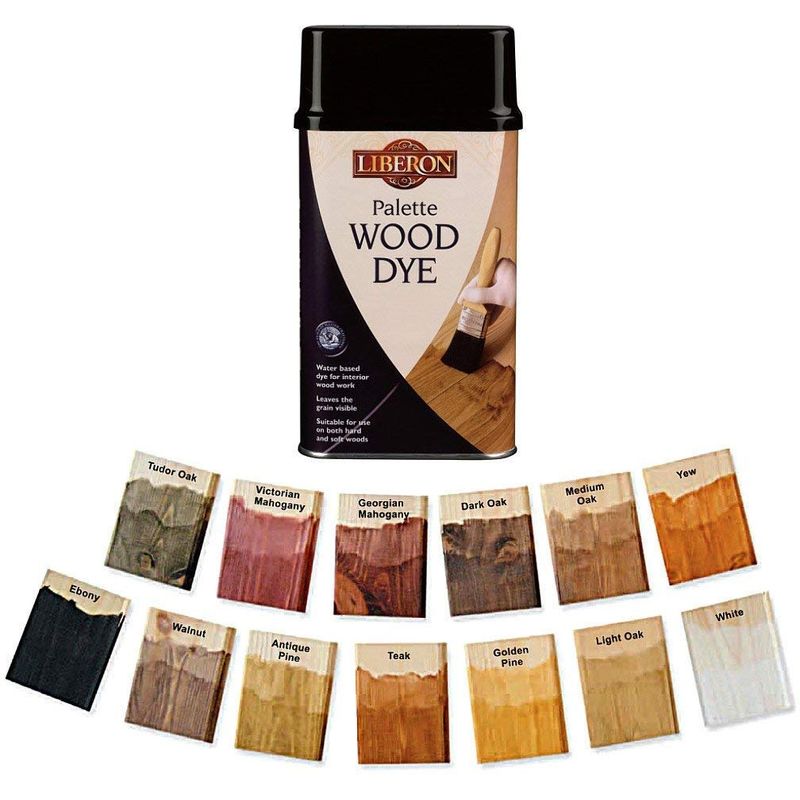 Liberon - Interior Floor and Woodwork Palette Wood Dye - Tudor Oak - 5L - Tudor Oak