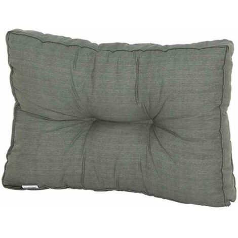 Paletten-Rückenkissen Basic, grau 50% Baumwolle / 50% Polyester