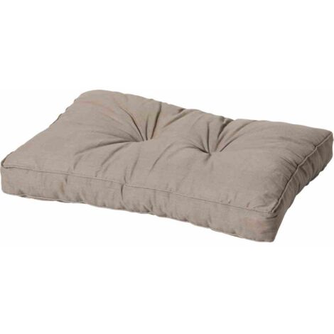 Paletten-Rückenkissen Basic, taupe 50% Baumwolle / 50% Polyester