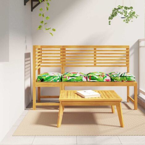 Palettenkissen für Sitzfläche 4 pcs Mehrfarbig 40 x 40 x 8 cm vidaXL