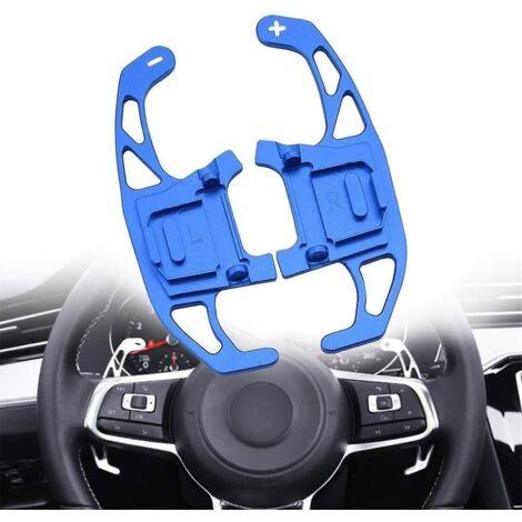 palettes De Changement De Vitesse Robustes En Aluminium (bleu) Pour Golf Golf 7 R-line (modles 2015-2019), Golf 7 Gti (modles 2015-2019).