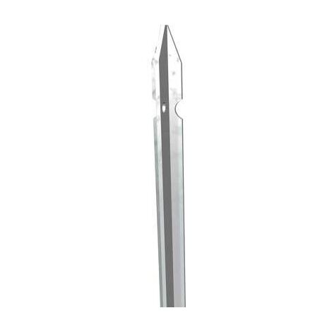 Paletto A T Zincato Per Recinzione  H Cm 225 - Mm 35X35X3,5 - Cf. 10 Pz