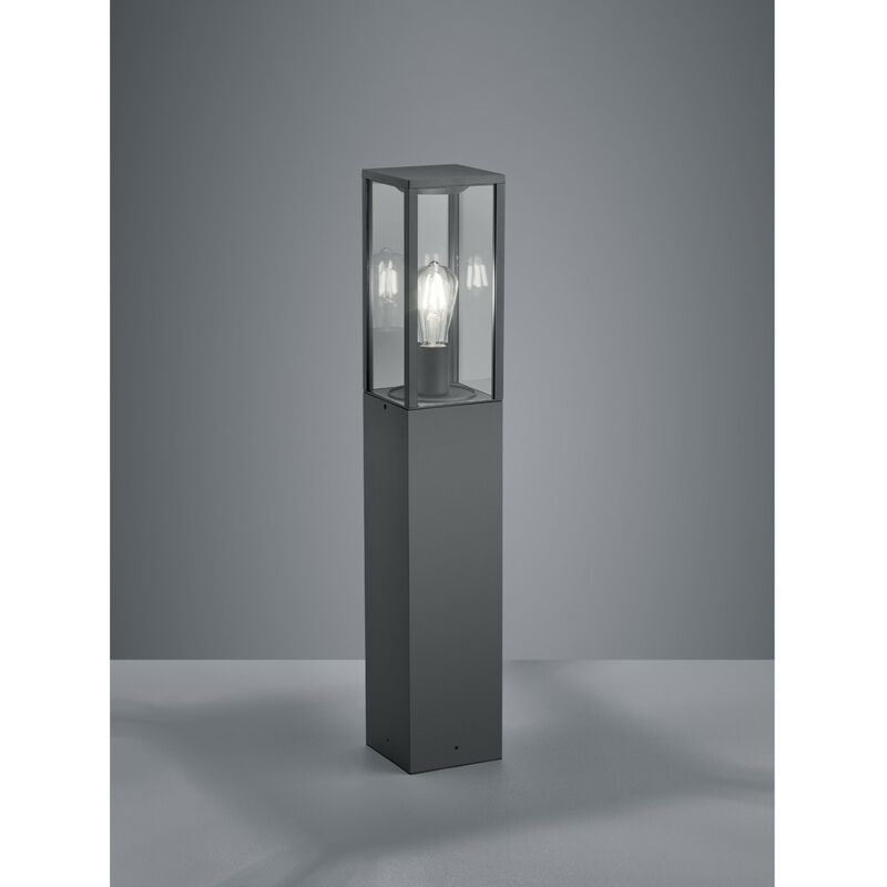 Image of Iperbriko - Paletto Alto da Esterno Garonne Antracite H80 cm Trio Lighting