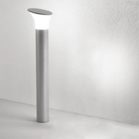 Paletto ARES in alluminio verniciato Silver H80 cm