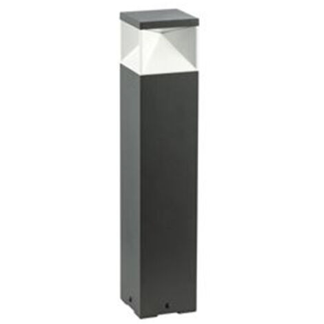 Paletto Basso Moderno Diamond Alluminio Grafite E Termoplastica 12W Led 3000K