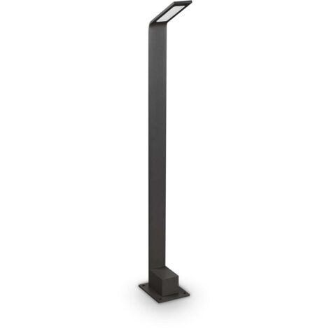 Paletto Contemporaneo Agos Alluminio Nero Led 6,5W 3000K Ip54