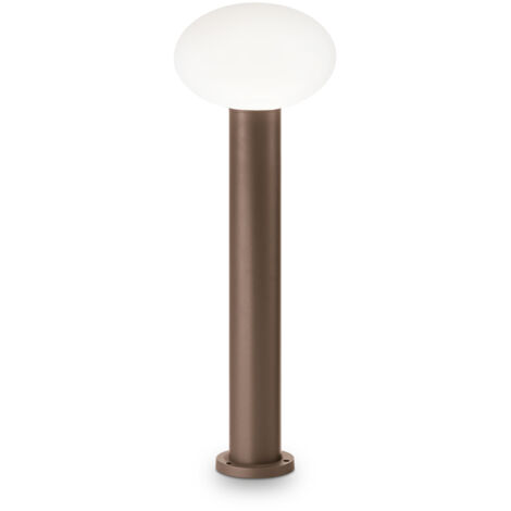Paletto Contemporaneo Clio Alluminio Coffee 1 Luce E27 42W Ip44