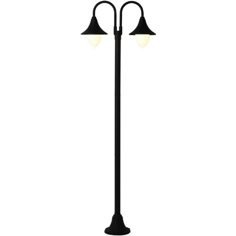 Paletto da Esterno Lampione H210 cm Bauer Parigi Nero