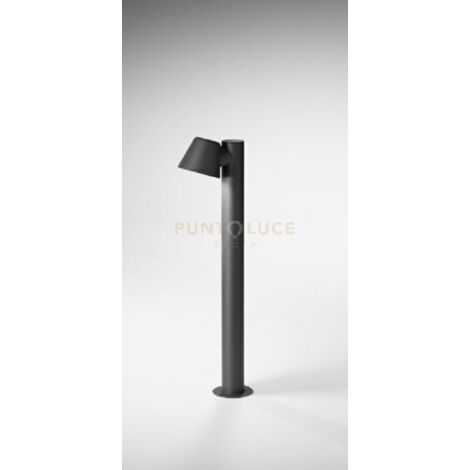 PALETTO DA ESTERNO MALTA ANTRACITE 1 LUCE ATTACCO GU10 H.70CM