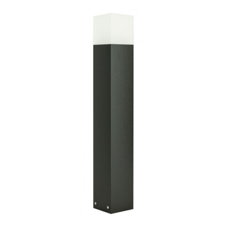 Paletto da esterno SU-MA Cube 70cm E27 nero IP44
