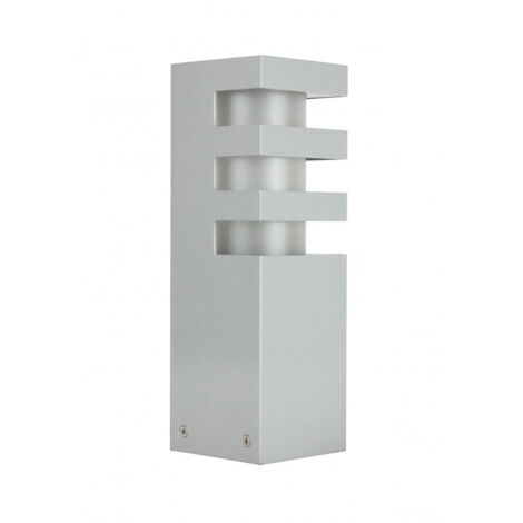 Paletto da giardino 25 cm E27 argento IP54 SU-MA RADO