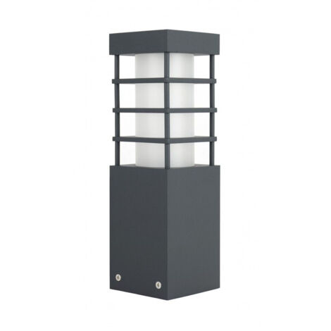 Paletto da giardino 25 cm E27 grigio scuro IP54 SU-MA RADO II