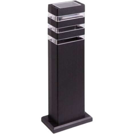 Paletto da giardino 40cm GU10 IP44 alluminio nero Ecolight