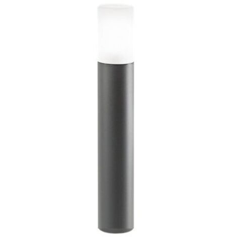Paletto Esterno Contemporaneo Alluminio Antracite 1 Luce E27 Ip54 H60