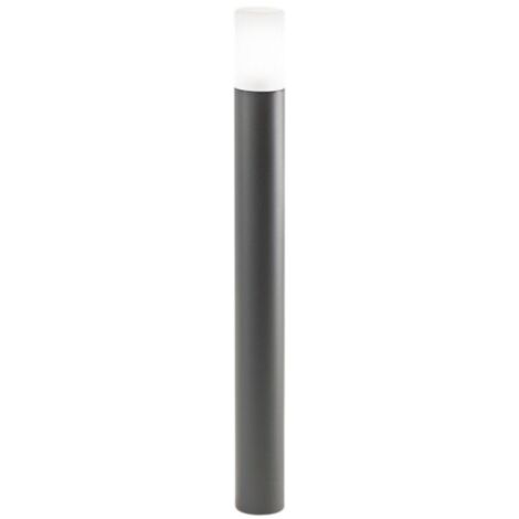Paletto Esterno Contemporaneo Alluminio Antracite 1 Luce E27 Ip54 H90