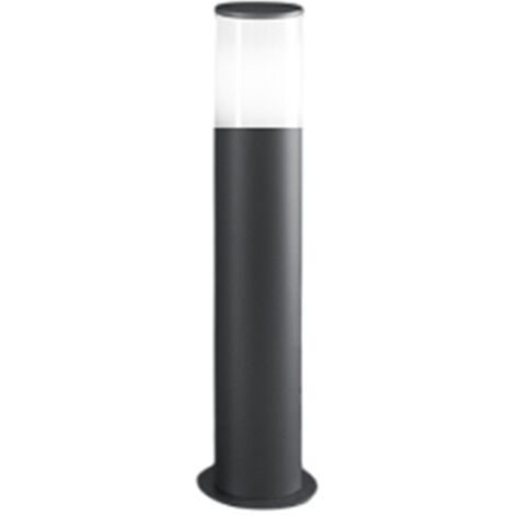 Paletto Esterno Contemporaneo Sigaro Alluminio Antracite 1 Luce E27 Ip54 H40