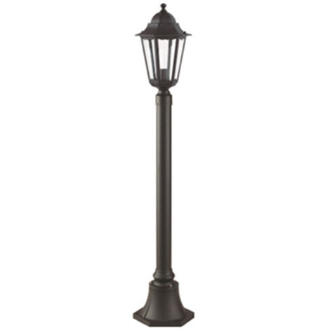 Paletto Esterno Sawyer Alluminio Nero 1 Luce E27 Ip44