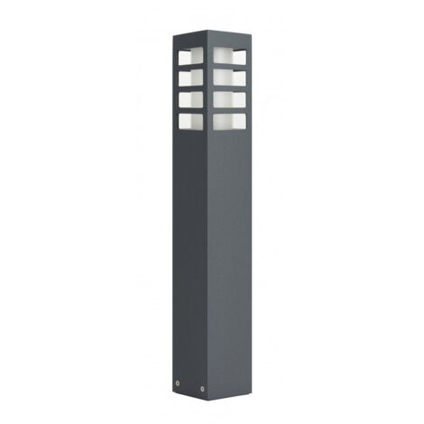 Paletto giardino 50cm E27 grigio scuro IP54 SU-MA RADO