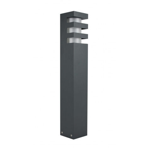 Paletto giardino SU-MA RADO 50cm E27 grigio scuro IP54