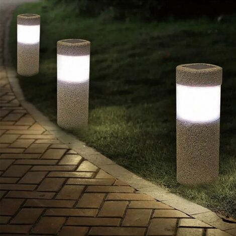 ARMOUR & DANFORTH PALETTO LED CON PANNELLO SOLARE MOD. STONE
