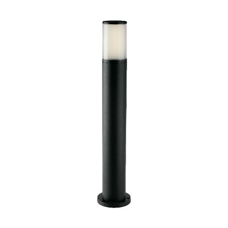 "Paletto LED da esterno DISCOVERY antracite con prese Schuko 13W 4000K (luce naturale) 65 cm."