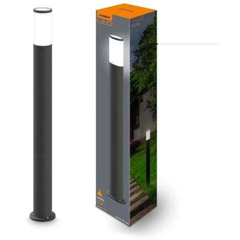 Paletto luce da giardino nero GU10 60cm IP54 Videx