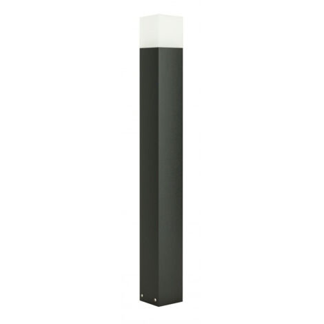 Paletto luce esterno 100 cm E27 nero IP44 SU-MA Cube