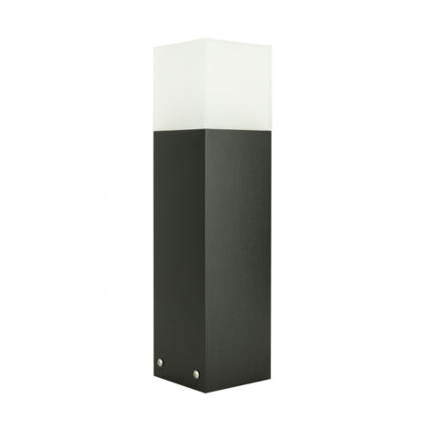 Paletto luce esterno 40cm E27 nero IP44 SU-MA Cube