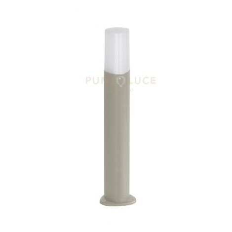 PALETTO POU-53 COLORE SILVER  H.50CM 1 LUCE ATTACCO E27 IP44