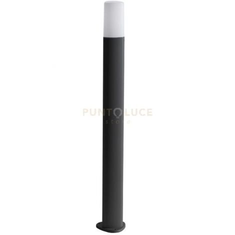 PALETTO POU-83 COLORE NERO  H.80CM 1 LUCE ATTACCO E27 IP44