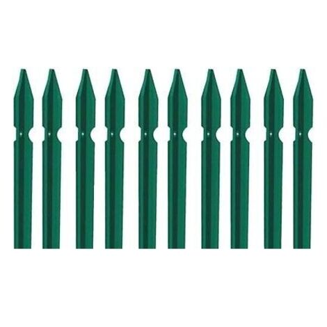 FERROBULLONI PALETTO RECINZIONE PLASTICATO SEZIONE MM 30X30X3,0 H.CM 150