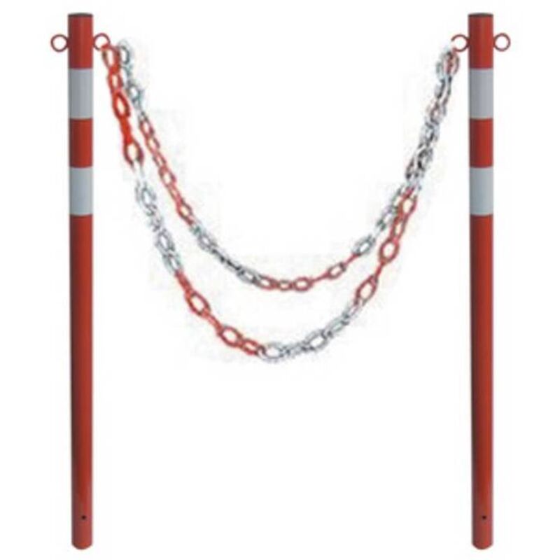 Mazo se�alizador bicolor interr D 50 mm x H 120 cm