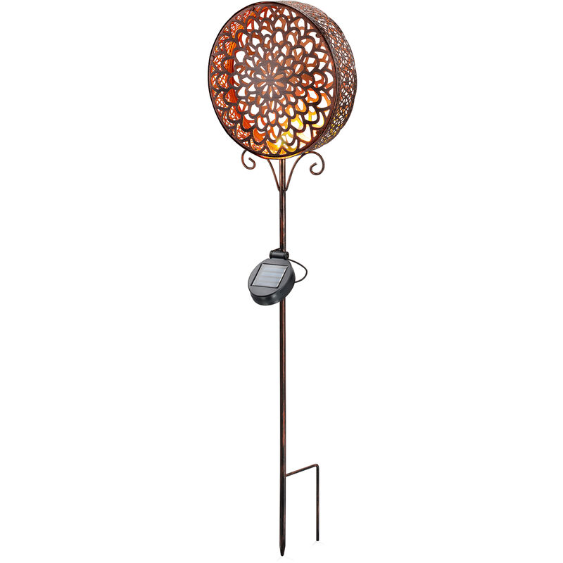 Esotec - Paletto Solare Ornamentale Da Giardino Con Led A Luce Bianca ...