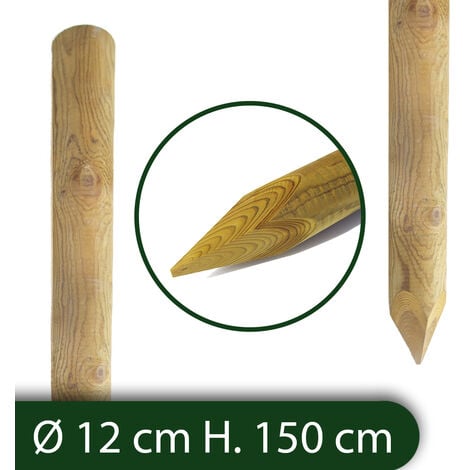 Palo legno impregn d 12 mt 5 senza punta - De Rosa Srl