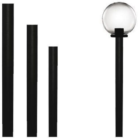 PALI P/LAMPIONI GLOBO NERO CM.180