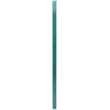 Paletti x recinzione a t verde 30x30x3 in ferro verniciato varie altezze  pezzi per confezione: 10 altezza: 125 cm