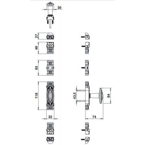 PALIER DE COMPAS UNI-JET D 6-36026-03-0-1