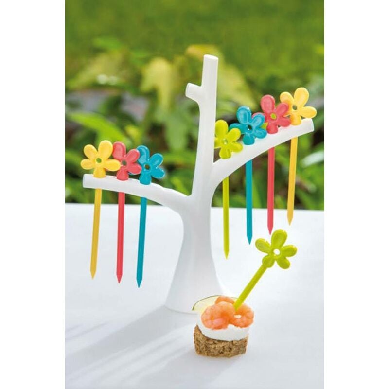 

Palillos de picoteo con soporte de árbol (Set 8 unidades)