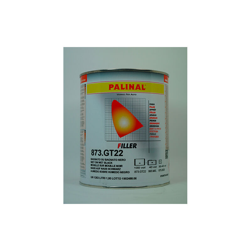 Image of Palini - palinal 873.GT22 fondo acrilico bagnato su bagnato nero litri 1
