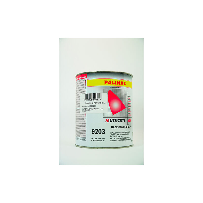 Image of Palinal 900.9203 multicryl base pastello giallo trasp litri 1