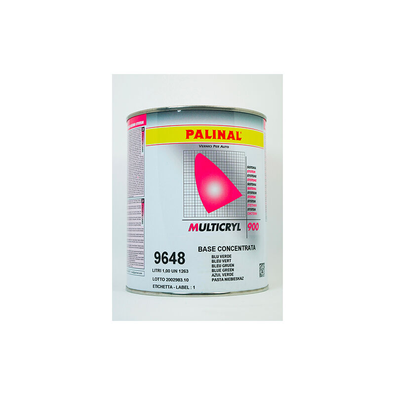 Image of Palinal 900.9648 multicryl base pastello blu verde litri 1