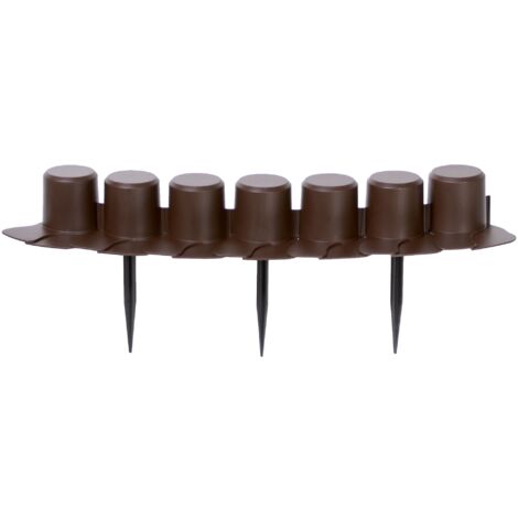 PALISSADE DE JARDIN PROSPERPLAST 7 MARRON 4,05 m